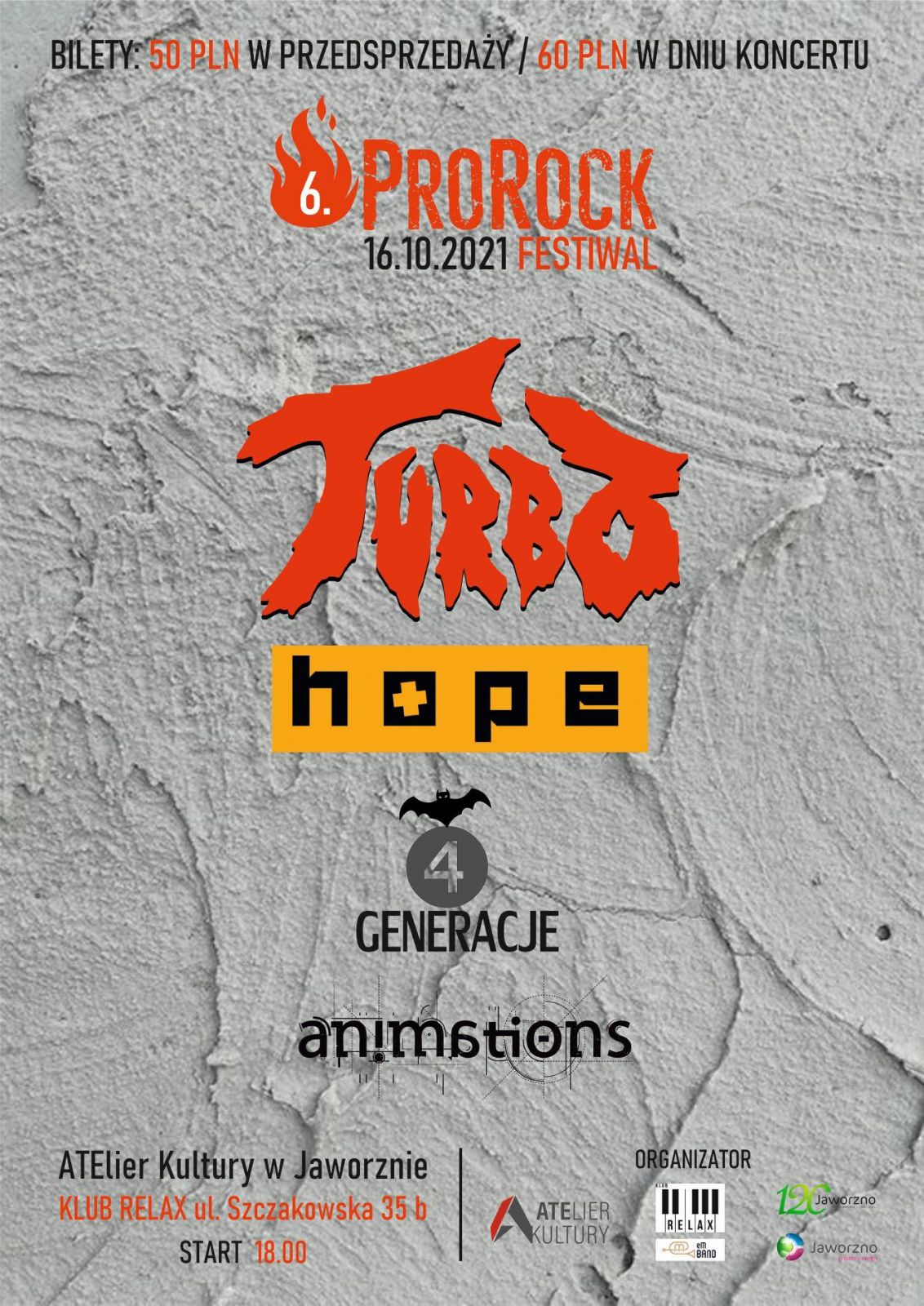 Plakat 6 edycji ProRock Festiwalu